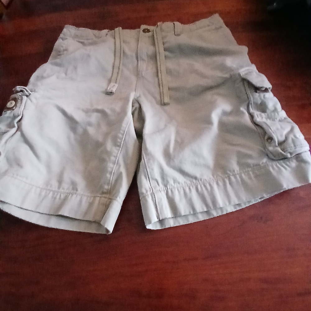 Baggy Casual Tan Cargo Shorts